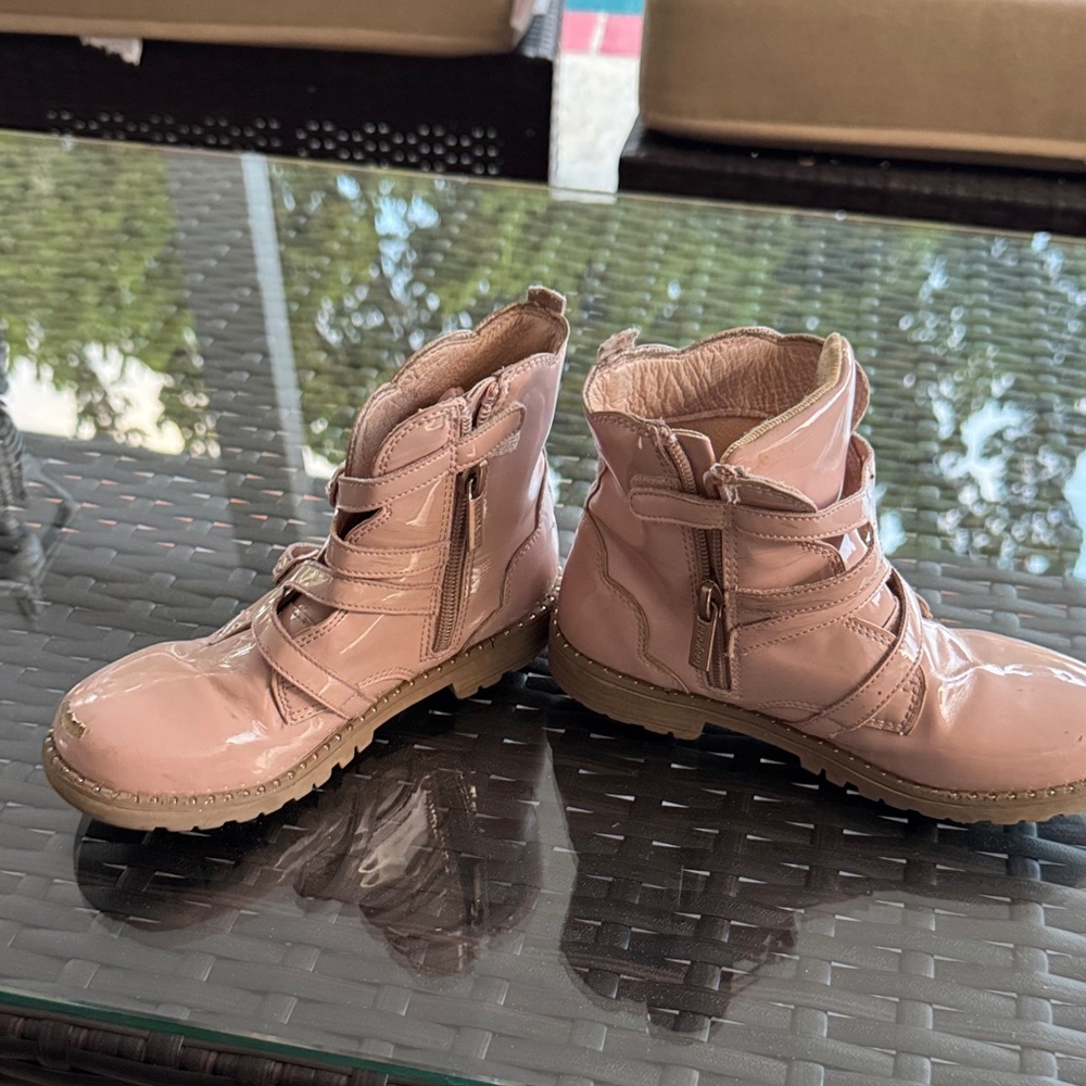 Mayoral Pink Combat Boots for kids
